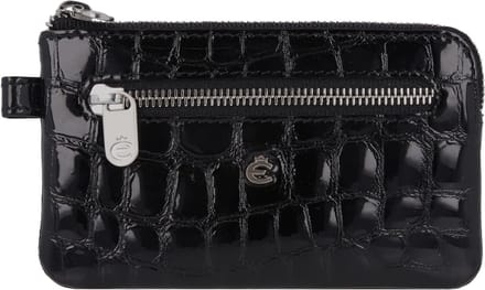 Esquire Nizza Sleutel portemonnee Leer 12 cm - schwarz