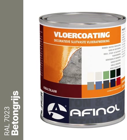 Afinol Vloercoating Betongrijs (RAL 7023) 750 ml