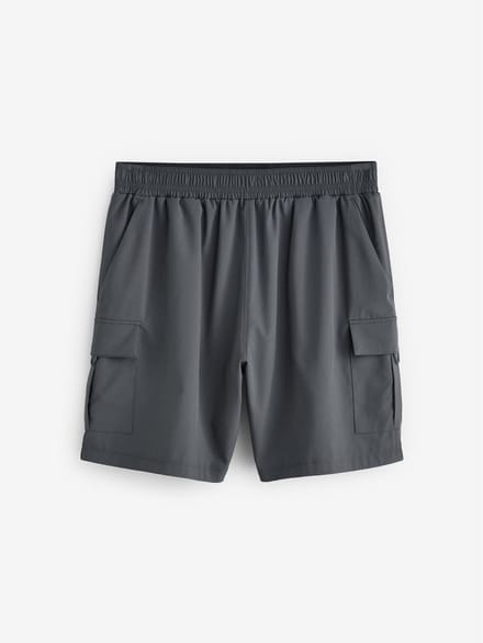 Next - Heren - Active cargo gym trainingshorts - Grijs