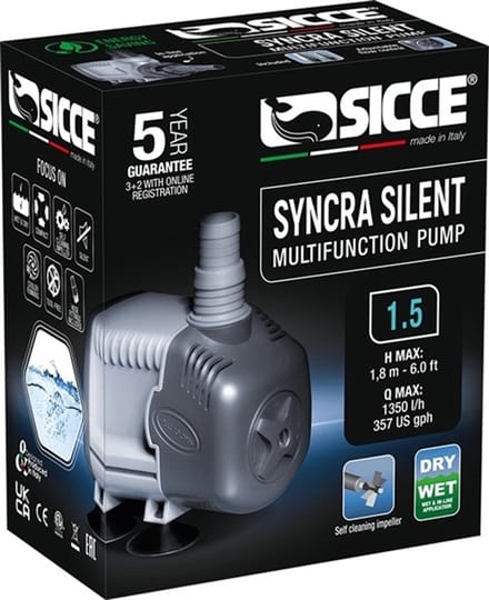 Sicce Syncra Silent Pump 1.5 - 1350 L/H