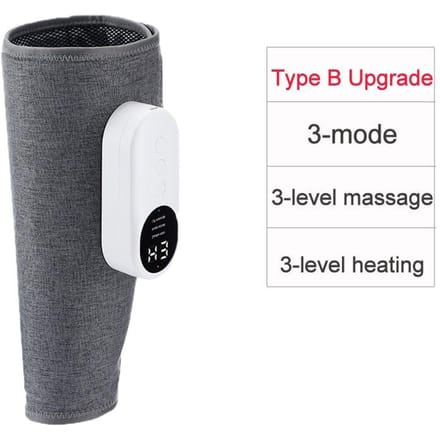 Appareil de massage des mollets à pression d'air, 3 Modes, Relaxation musculaire des jambes, 1 pièces 1pcs gray