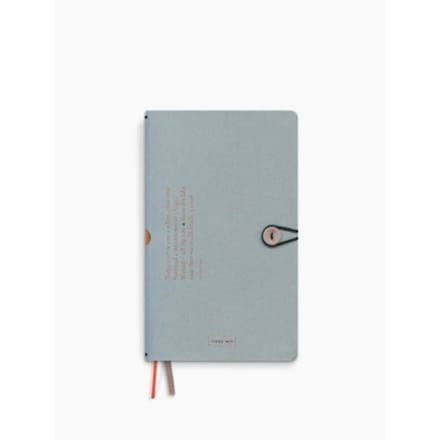 Tinne + mia notitieboek met knoop, formaat 12,6 x 21,2 cm, cloud