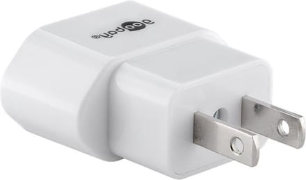 Europa naar Amerika en Japan Reisadapter - Ongeaard - Wit