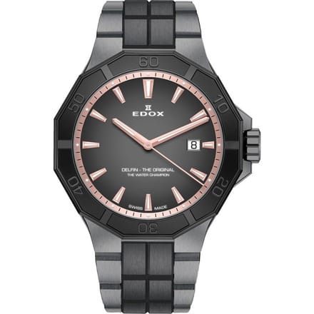 Edox Delfin 53021-37GNM-NDR Horloge