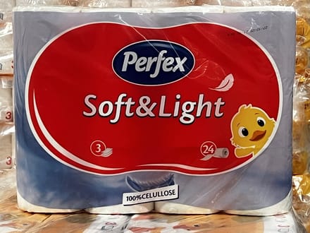 Perfex - Toiletpapier - Pure White - 3 Laags - 24st
