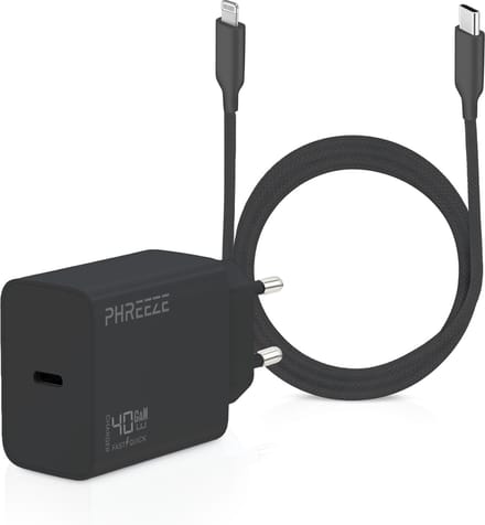 40w oplader geschikt voor iPhone / iPad - 3 meter - Lightning - 40 watt - Snellader