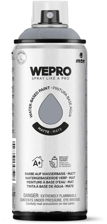 Spuitbus Grijs Baloo Mat MTN WEPRO WATER-BASED PAINT 400ML
