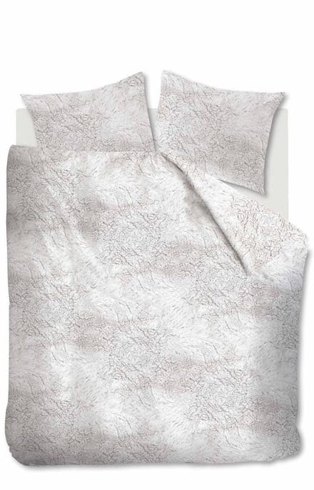 AHWM Soft Dekbedovertrek - Litsjumeaux - 240x200/220 cm - White