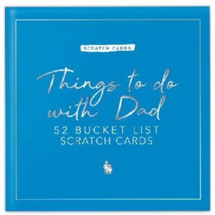 Gift republic kraskaarten - things to do with dad bucket list