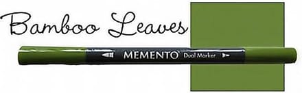 Memento dual marker Bamboo Leaves groen PM-707