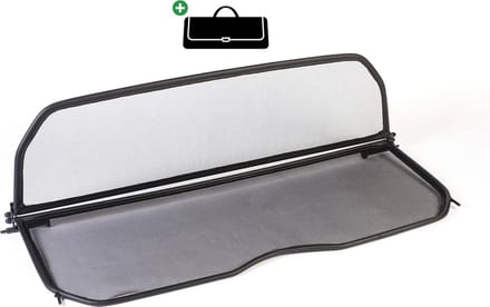 Windscherm Mercedes E A124 | 1991-1997 | incl. luxe opbergtas | Zwart