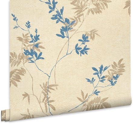 Laura Ashley Mari Behang - Planten - 10mx52cm - goud