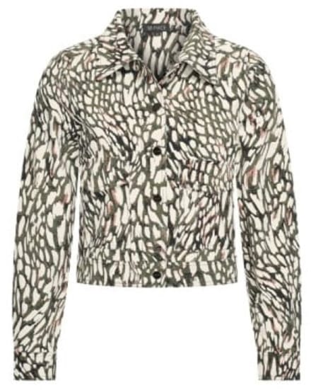 MI PIACE - Travel Jacket Abstracte MP202348 Deep Depth Kit - Maat : XXL