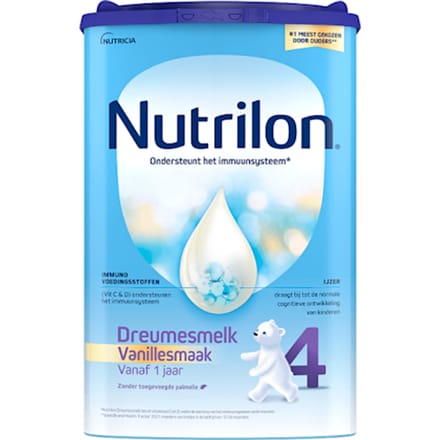 Nutrilon 4 Vanille Dreumesmelk  - Flesvoeding Vanaf 1 Jaar - 800g