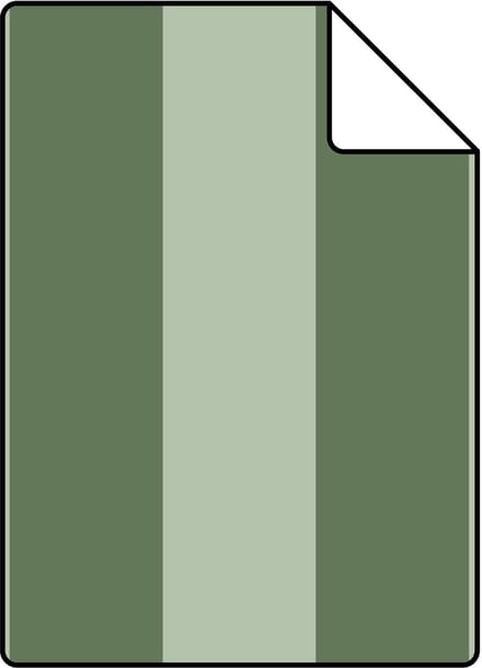 Proefstaal ESTAhome behang strepen donkergroen - 26.5 x 21 cm - 131920-S