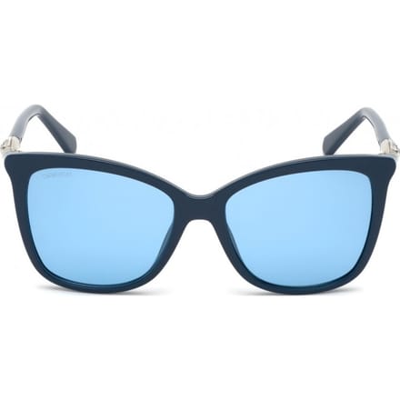 SWAROVSKI - SK0227 - Zonnebril - Dames - Blauw - Blauwe lens