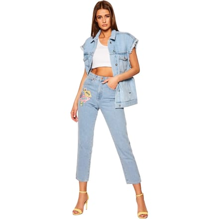 Damesjeans Wrangler Mom