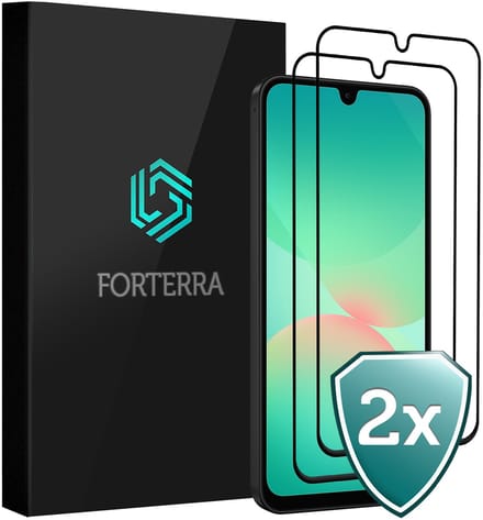 Screenprotector 2 Stuks - Geschikt voor Samsung Galaxy A26 - Full Cover - Beschermglas - Gehard Glas - Tempered Glass - Screen Protector