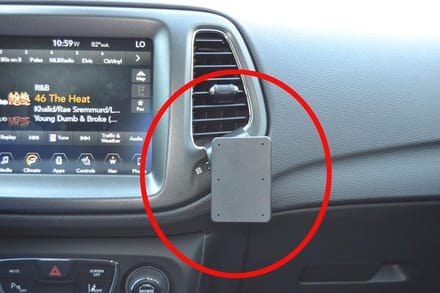 Brodit ProClip houder geschikt voor Jeep Compass 2017-2021 Angled mount