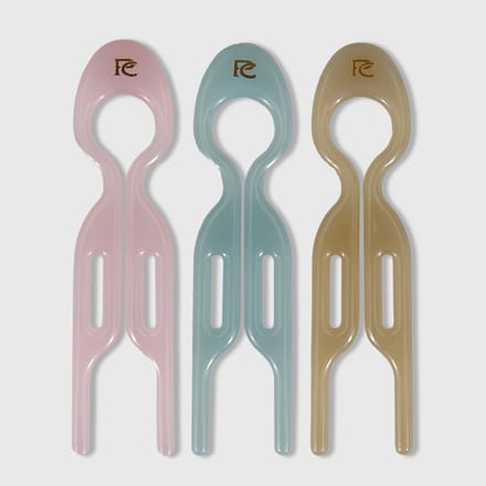 Transparant Colors Set - 3 Hairpins