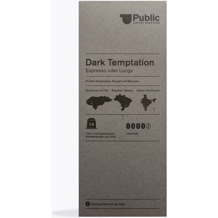 Public Coffee Roasters Dark Temptation 14 capsules Nespresso®-compatibel