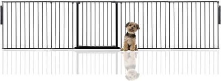 Bettacare Hondenhek Meerdere Panelen, Tot 344cm Breed, Zwart, 70cm H