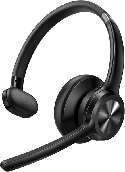 Draadloze Bluetooth Headset met AI-Ruisonderdrukking en Microfoon voor Kantoor & Bellen