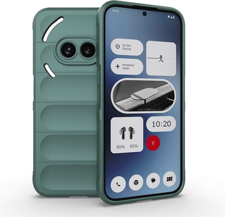 MobyDefend Hoesje - Geschikt voor Nothing Phone (2a) / Nothing Phone (2a) Plus - TPU Gripcase - Groen