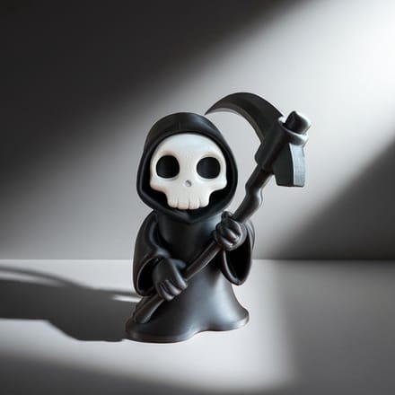 Grim Reaper Halloween Decor Gothic Decor Home Decor Bookshelf Ornament Chibi |
