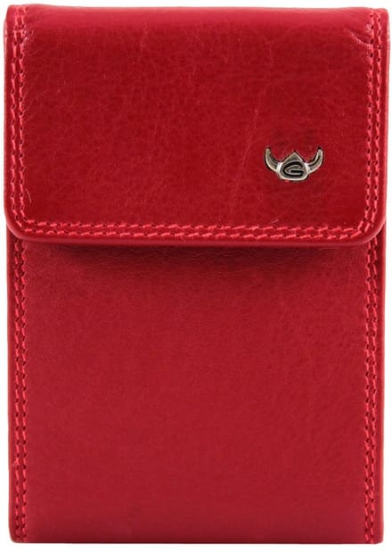 Golden Head Leren kaarthoes Polo RFID Protect Kartenetui 4499 Rot donkerrood