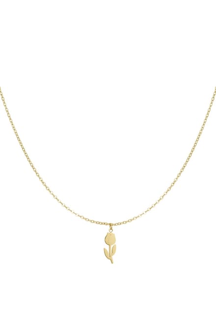 Tulpen ketting - Goud kleur