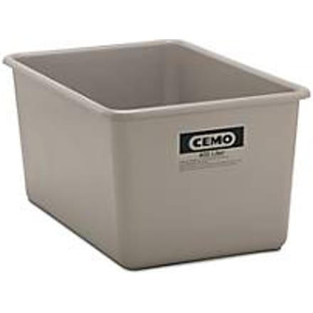 Rechthoekige container Standaard, GFK, 400 l, grijs