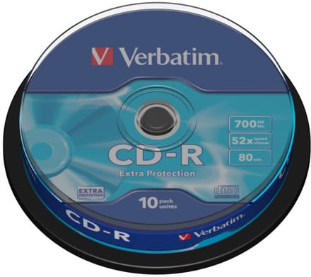 Verbatim 43437 CD-R Extra Protection Schijven - 52 Stuks / Spindel