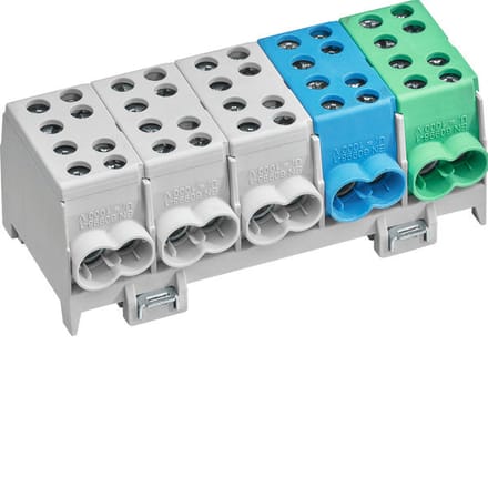 KH45A HAGER KH45A 5P meer kleuren aansluitblok Klem Meerdere kleuren 5-polig 100 A 1 stuk(s)