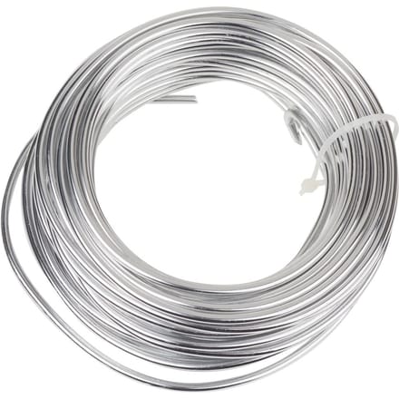 VBS Aluminium draad "Zilverkleurig" - 3 mm / 12 m