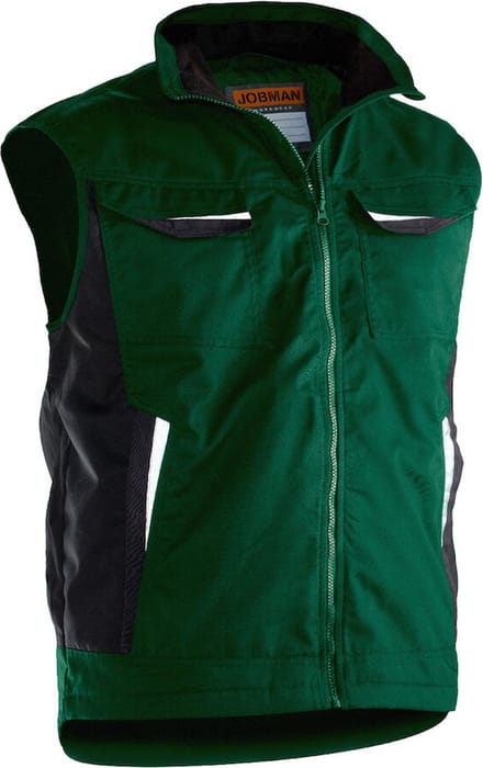 Jobman 7517 Service Vest Lined 65751720 - Bosgroen - XL