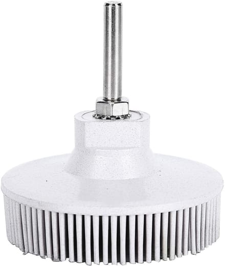 Polijstborstel Schijf - Schuurschijf Metaal - Metaal Bewerken - Amaril Rubber - 75 mm - Wit
