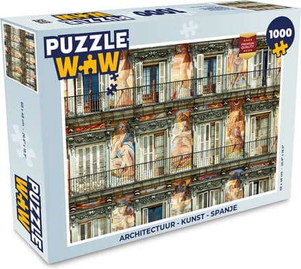 Puzzel Architectuur - Kunst - Spanje - Legpuzzel - Puzzel 1000 stukjes volwassenen