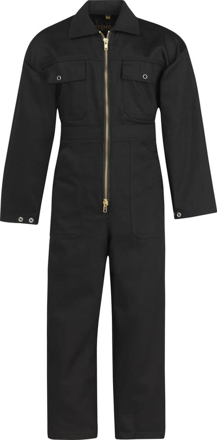 STØRVIK Kinderoverall - Jongens & Meisjes - Rits - Maat 92 - Zwart
