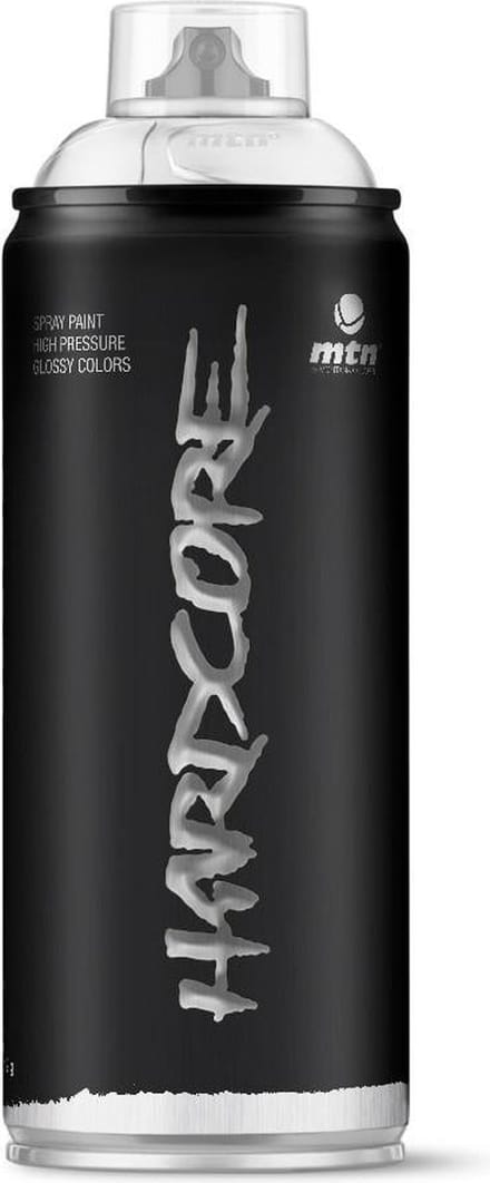 MTN Hardcore spuitverf - Silver Chrome - 400ml - Hoge druk en glans afwerking
