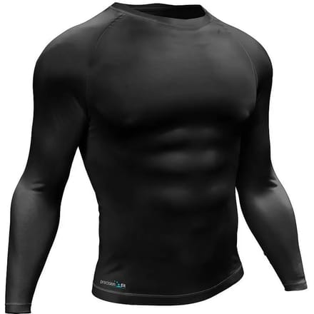 Precision Training Thermoshirt Basislaag Polyester Zwart Maat M