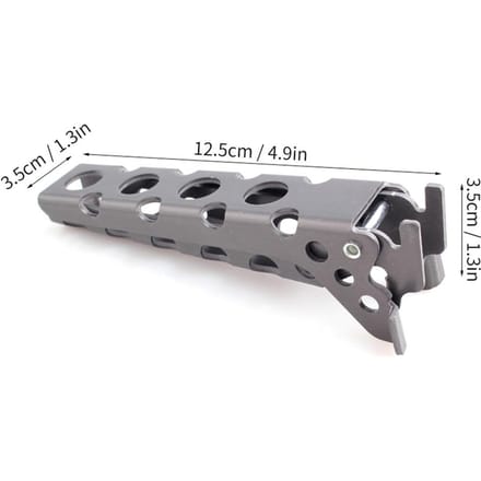 Pannenhandler Potlifter Houder Gripper Pan Clip Klem Camping Kookgerei Hete Schotel Houder gray