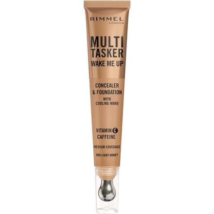 Rimmel Multi-Tasker Wake Me Up Foundation en Concealer 20 ml (Verschillende Tinten) - 060 Light Honey