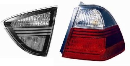 BMW 3 serie E90/ E91, 2008 - 2012 - achterlicht, Sedan, smoke, buiten, zonder fittingdeel, rechts