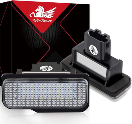 LED Kentekenverlichting Wit 6000K Set Compatibel met Diverse Mercedes Modellen
