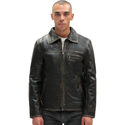 Harrington koeienhuid leren herenjack-Lima