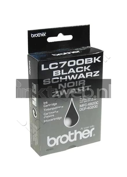 Brother LC-700BK inktcartridge zwart (origineel)