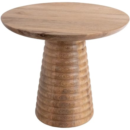 Leitmotiv Bijzettafel Force Layered Base Large - Bruin - 50x50x35cm - Scandinavisch