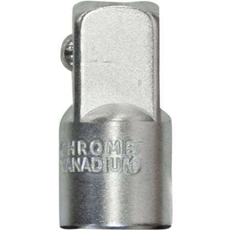 Verloopadapter 1/4" V x 3/8" M - Zwart
