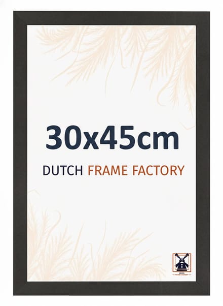 Fotolijst 30x45 cm - MDF - Zwart Mat - Benno
